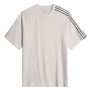 Y-3 Mens 3 Stripes Regular T-Shirt / White
